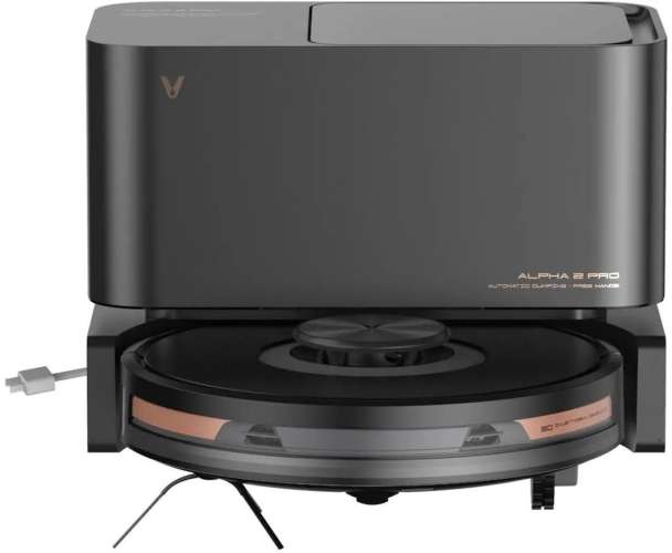 Робот-пылесос VIOMI Alpha 2 Pro, 55Вт, черный/черный [v-rvclmd40b]